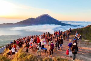 Mount Batur sunrise jeep tour during perfect weather conditions